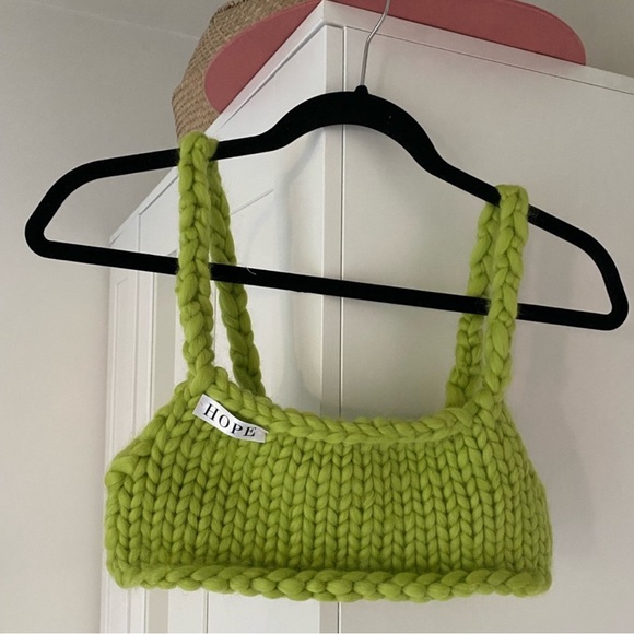 Hope Macaulay BLOCK COLOSSAL KNIT BRALETTE - Picture 2 of 7